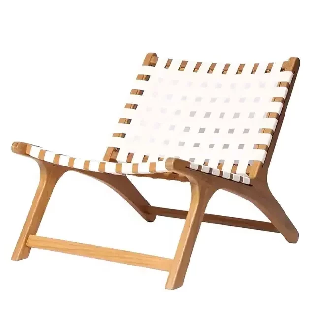 เก้าอี้ กลางแจ้ง New Relax Chair Teakwood (Ver.Webbing Rope)