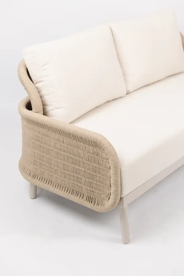 โซฟา Lanier Sofa Two seat with cushions - Rope Version - Image 3