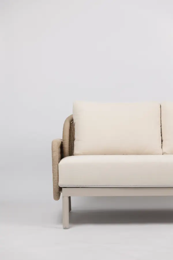 โซฟา Lanier Sofa Two seat with cushions - Rope Version - Image 4