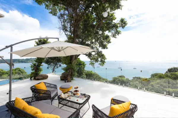 outdoor sofa for luxury pool villa thailand
