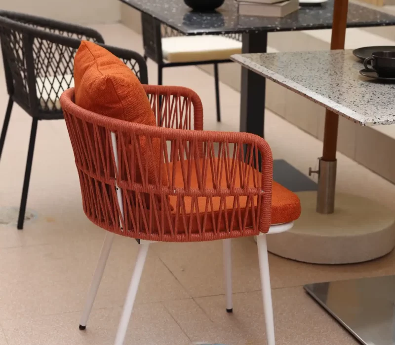 เก้าอี้กินข้าว LF Chair ถักด้วยเชือกคุณภาพ Outdoor
